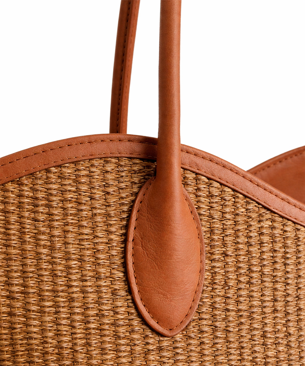 Wave_Tote_RafiaTabac detail